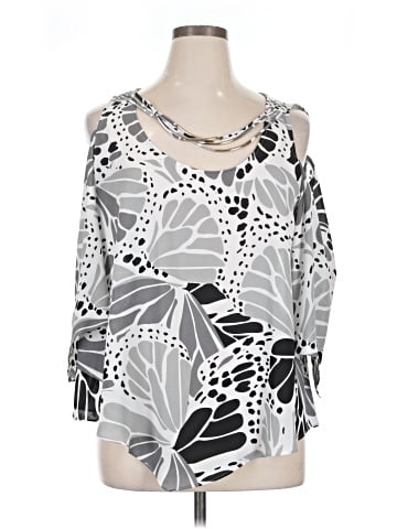 Bold Elements 3/4 Sleeve Blouse (view 1)