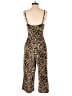 Candie's Animal Print Gold Jumpsuit Size S - photo 2