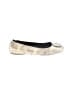 Tory Burch 100% Leather Animal Print Ivory Flats Size 11 - photo 1