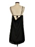 Naked Zebra 100% Polyester Solid Black Casual Dress Size S - photo 2
