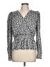 Ryegrass 100% Polyester Ivory Long Sleeve Blouse Size L - photo 1