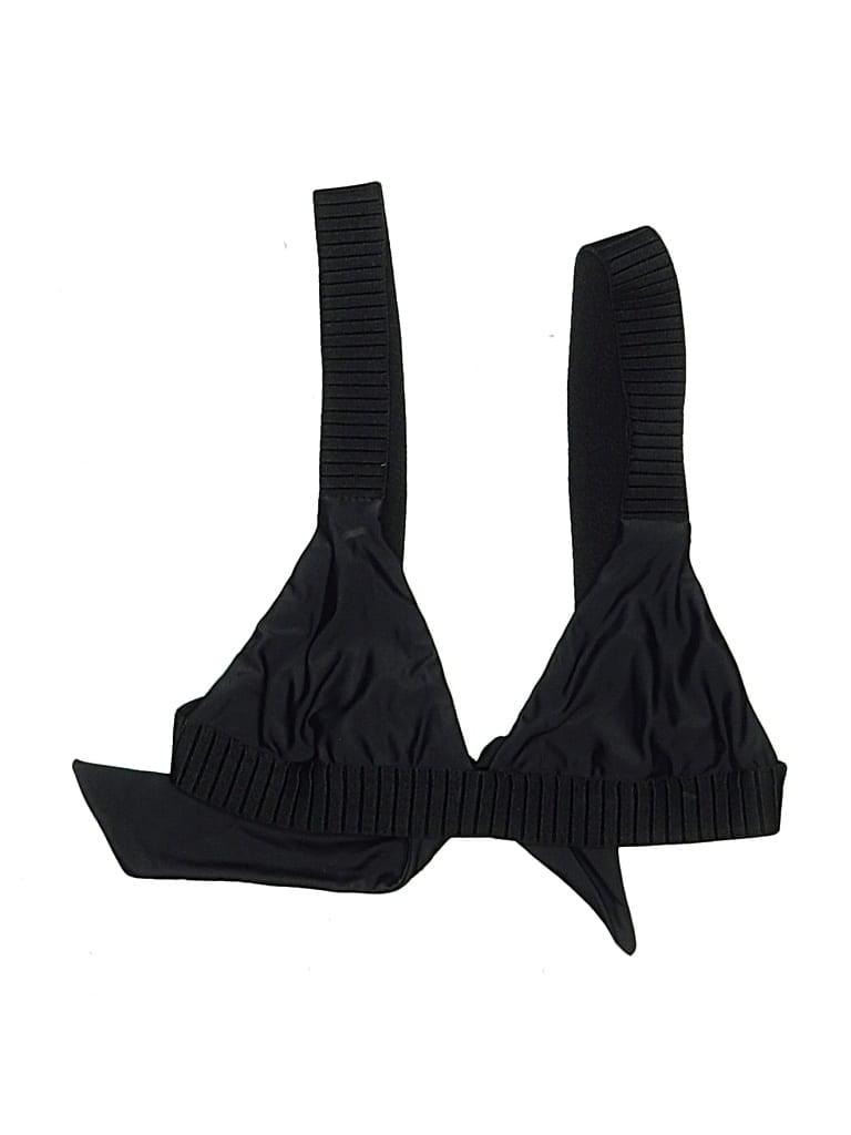 Pre-owned Pilyq Swimsuit Top Black Swimwear