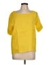 Francesca Bettini Yellow Short Sleeve Blouse Size L - photo 1