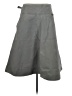 H&M Solid Gray Casual Skirt Size 6 - photo 1