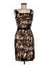 Alyx Animal Print Brown Cocktail Dress Size 6 - photo 1