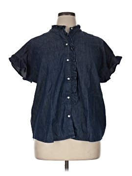 Free Assembly Short Sleeve Blouse