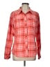 Cabela's Plaid Orange Long Sleeve Blouse Size L - photo 1