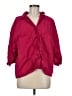 Assorted Brands 100% Cotton Red 3/4 Sleeve Button-Down Shirt Size M - photo 1
