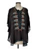 Johnny Was 100% Polyester Black 3/4 Sleeve Blouse Size S - photo 1