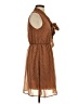 Blu Pepper 100% Polyester Brown Casual Dress Size S - photo 4