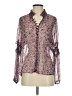 MISA Los Angeles 100% Polyester Purple Long Sleeve Blouse Size XS - photo 1