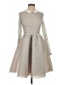 Maje 100% Polyester Argyle Gray Cocktail Dress Size Sm (1) - photo 1