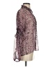 MISA Los Angeles 100% Polyester Purple Long Sleeve Blouse Size XS - photo 4