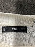 MNG Stripes Ivory Turtleneck Sweater Size S - photo 7