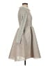 Maje 100% Polyester Argyle Gray Cocktail Dress Size Sm (1) - photo 4
