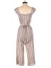 Monteau Stripes Pink Jumpsuit Size S - photo 2