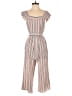 Monteau Stripes Pink Jumpsuit Size S - photo 1