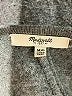 Madewell 100% Merino Gray Wool Coat Size Med - Lg - photo 6