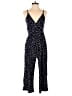 Kaileigh Polka Dots Blue Jumpsuit Size S - photo 1