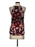 Sam Edelman 100% Polyester Floral Burgundy Sleeveless Blouse Size XS - photo 2