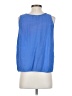Tianello Blue Sleeveless Blouse Size XS - photo 2
