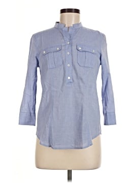 Talbots 3/4 Sleeve Button-Down Shirt (view 1)