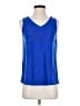 Tianello Blue Sleeveless Top Size XS - photo 1