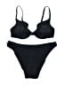 Cacharel Solid Black Two Piece Swimsuit Size M (estimated) - photo 2