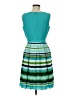 Talbots Outlet 100% Polyester Color Block Green Casual Dress Size 8 Petite - photo 2