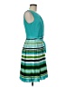Talbots Outlet 100% Polyester Color Block Green Casual Dress Size 8 Petite - photo 4