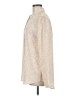 Equipment 100% Silk Animal Print Ivory Long Sleeve Silk Top Size M - photo 5