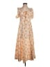 Unbranded 100% Polyester Orange Casual Dress Size S - photo 1