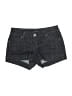 STS Blue Plaid Gray Denim Shorts Size 9 - photo 1