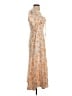 Unbranded 100% Polyester Orange Casual Dress Size S - photo 4