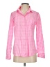 J.Crew 100% Cotton Checkered-gingham Pink Long Sleeve Button-Down Shirt Size 4 - photo 1