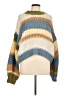 ANNIEWEAR 100% Acrylic Color Block Tan Pullover Sweater Size XL - photo 1