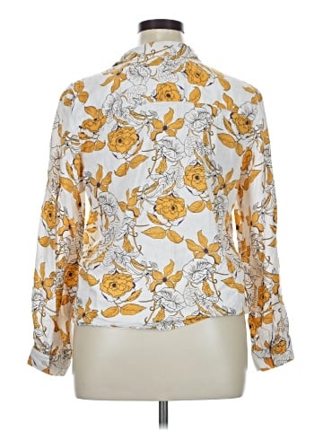 Calligraphie 3/4 Sleeve Blouse (view 2)