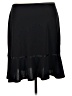 Cato 100% Polyester Solid Black Casual Skirt Size XL - photo 2