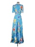 Sugarlips 100% Polyester Tropical Blue Casual Dress Size XS - photo 2