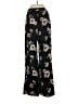 JOA Floral Black Casual Pants Size S - photo 2
