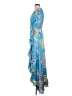Sugarlips 100% Polyester Tropical Blue Casual Dress Size XS - photo 5