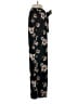 JOA Floral Black Casual Pants Size S - photo 4