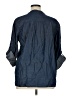 Collections etc. 100% Lyocell Blue 3/4 Sleeve Button-Down Shirt Size XL - photo 2