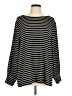 Chico's Stripes Black Pullover Sweater Size XL (3) - photo 1