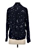 Rails 100% Rayon Stars Blue Long Sleeve Blouse Size S - photo 2