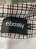 Ebossy 100% Polyester Houndstooth Gray Blazer Size XL - photo 6