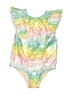 Penelope Mack Tie-dye Silver One Piece Swimsuit Size 3T - photo 1