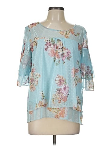 Relativity 3/4 Sleeve Blouse (view 1)