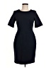 Lands' End Solid Black Casual Dress Size 8 (petite) - photo 1