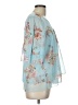 Relativity Blue 3/4 Sleeve Blouse Size L - photo 4